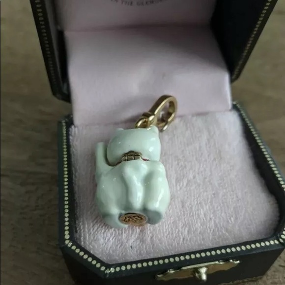 Juicy Couture LUCKY CAT CHARM NEW TAGGED BOX MANEKI NEKO JAPANESE GOOD LUCK - Picture 4 of 6